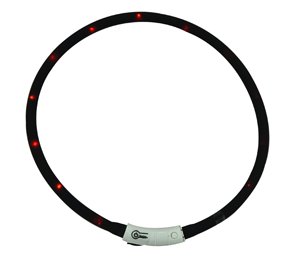 COLLAR LED LUMINOSO NEGRO